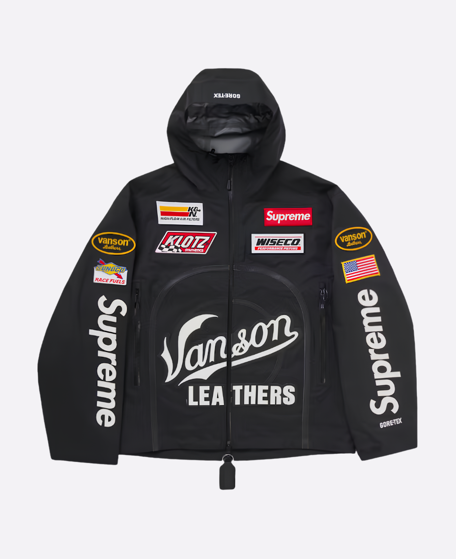 Veste Racing Imperméable – Noire