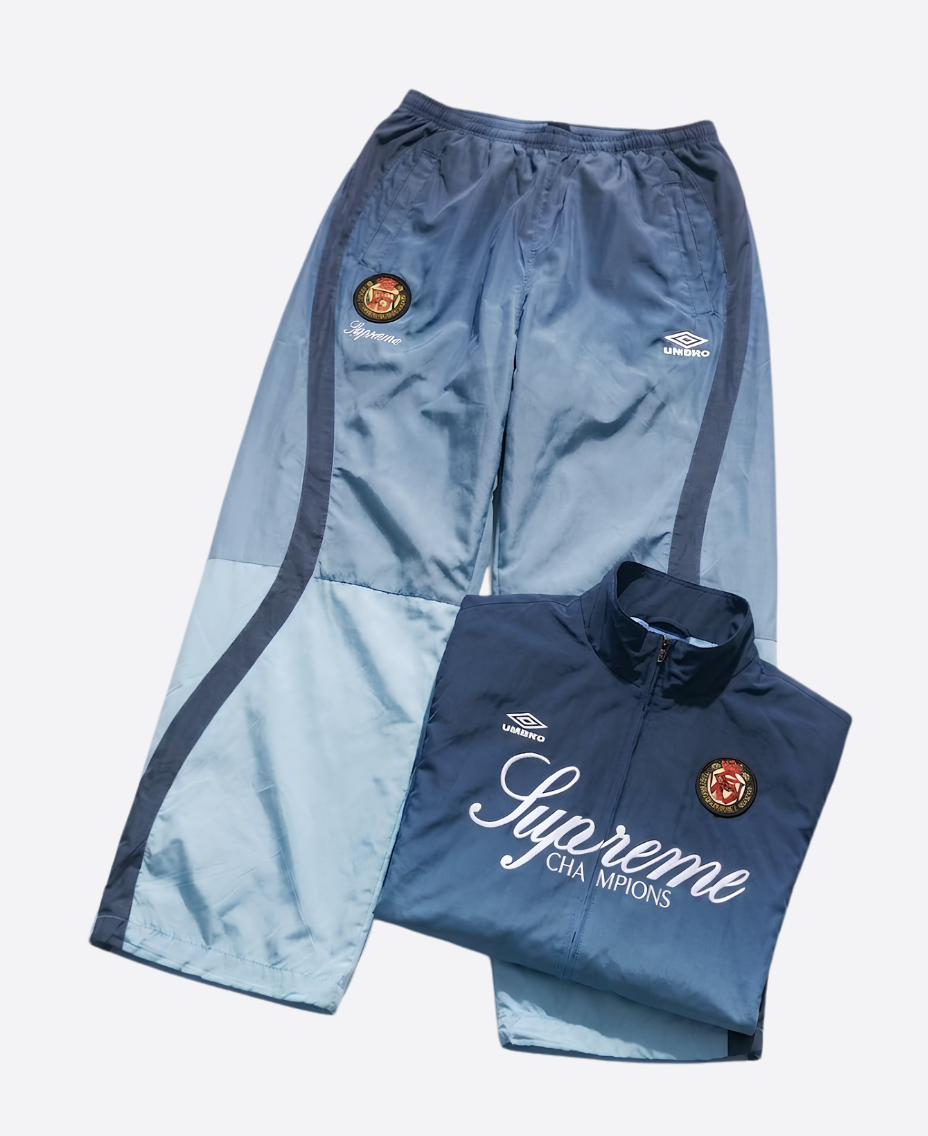 Ensemble dégradé bleu retro