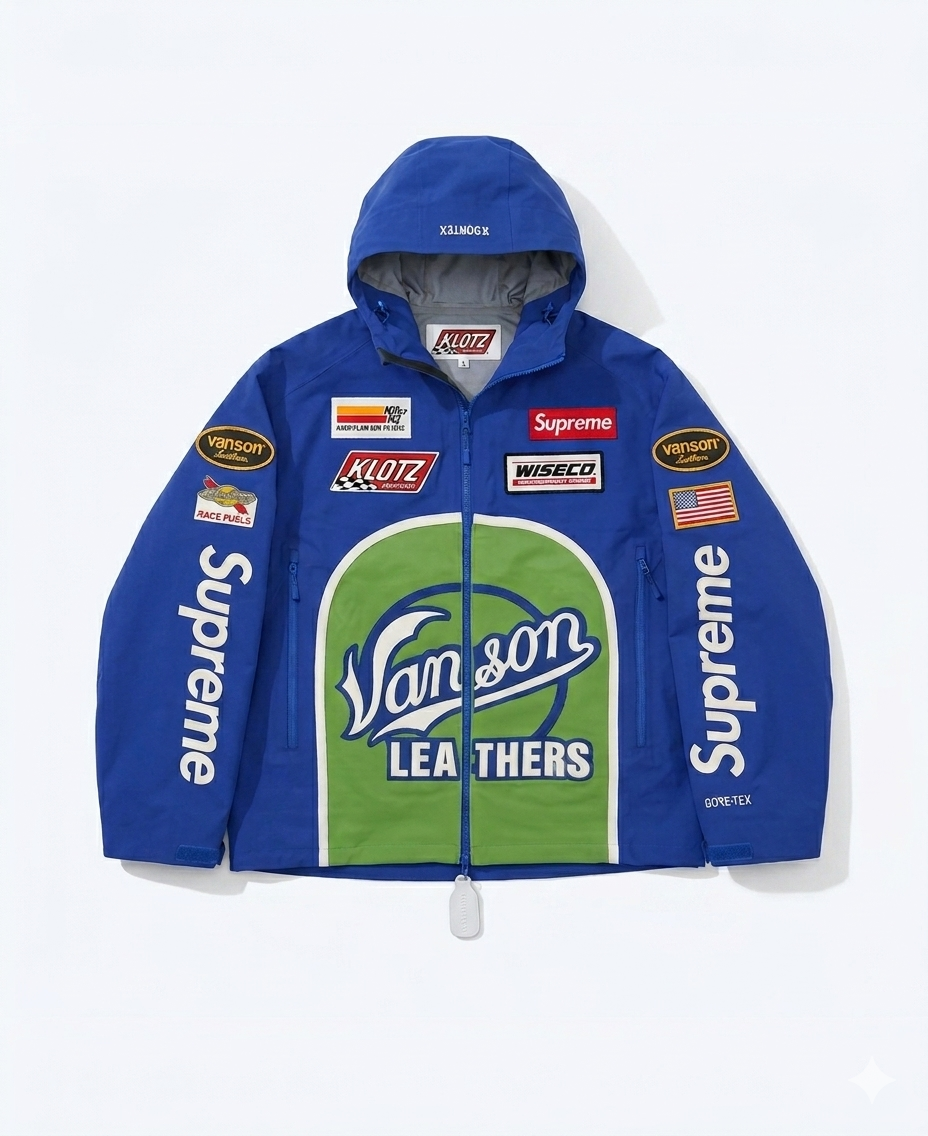 Veste Racing Imperméable – Bleue